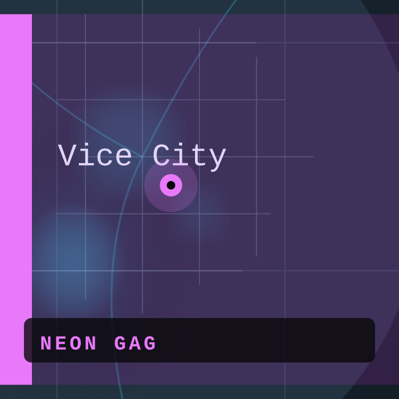 Neon street gag